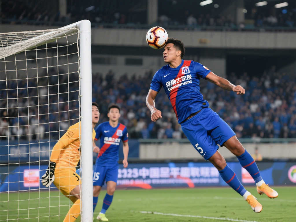 [流言板]势不可挡！米内罗头球建功，申花2-0领先梅州客家