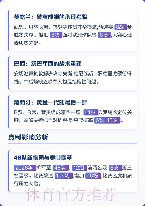 世界杯参赛球队赛事深度解析